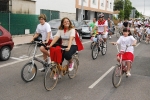 �?xito de convocatoria en la marcha ciclista organizada en el barrio de San Ramón
