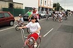 �?xito de convocatoria en la marcha ciclista organizada en el barrio de San Ramón