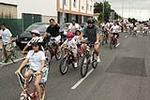 �?xito de convocatoria en la marcha ciclista organizada en el barrio de San Ramón