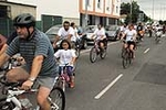 �?xito de convocatoria en la marcha ciclista organizada en el barrio de San Ramón