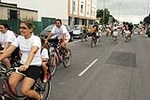 �?xito de convocatoria en la marcha ciclista organizada en el barrio de San Ramón