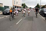 �?xito de convocatoria en la marcha ciclista organizada en el barrio de San Ramón