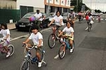 �?xito de convocatoria en la marcha ciclista organizada en el barrio de San Ramón