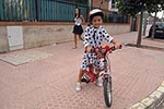 �?xito de convocatoria en la marcha ciclista organizada en el barrio de San Ramón