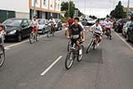 �?xito de convocatoria en la marcha ciclista organizada en el barrio de San Ramón