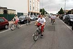 �?xito de convocatoria en la marcha ciclista organizada en el barrio de San Ramón