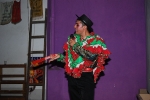 Los disfraces copan la noche festiva.
