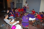 Los disfraces copan la noche festiva.