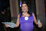 Los disfraces copan la noche festiva.