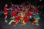 Los disfraces copan la noche festiva.