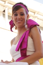 Tripulantes de las carrozas.