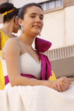 Tripulantes de las carrozas.