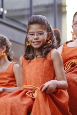 Tripulantes de las carrozas.