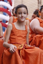 Tripulantes de las carrozas.
