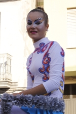 Tripulantes de las carrozas.