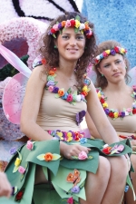 Tripulantes de las carrozas.