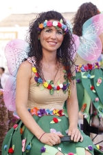 Tripulantes de las carrozas.