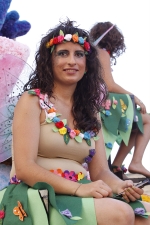 Tripulantes de las carrozas.