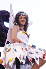Tripulantes de las carrozas.