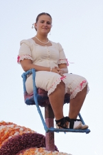 Tripulantes de las carrozas.