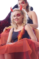 Tripulantes de las carrozas.