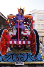 Tripulantes de las carrozas.