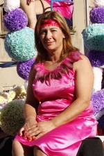 Tripulantes de las carrozas.