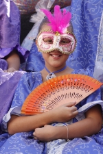 Tripulantes de las carrozas.