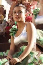 Tripulantes de las carrozas.