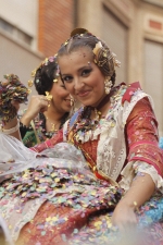 El Barri València logra el primer premio en las carrozas de la Batalla de Flors
