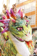El Barri València logra el primer premio en las carrozas de la Batalla de Flors