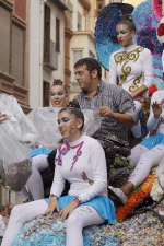 El Barri València logra el primer premio en las carrozas de la Batalla de Flors