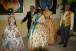Burriana se vistió de gala para la cena homenaje a la reina fallera.