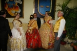 Burriana se vistió de gala para la cena homenaje a la reina fallera.