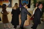 Burriana se vistió de gala para la cena homenaje a la reina fallera.