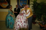 Burriana se vistió de gala para la cena homenaje a la reina fallera.