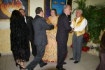 Burriana se vistió de gala para la cena homenaje a la reina fallera.