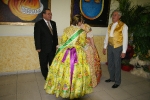 Burriana se vistió de gala para la cena homenaje a la reina fallera.