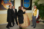 Burriana se vistió de gala para la cena homenaje a la reina fallera.