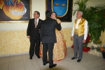 Burriana se vistió de gala para la cena homenaje a la reina fallera.