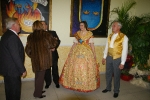 Burriana se vistió de gala para la cena homenaje a la reina fallera.