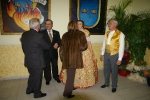 Burriana se vistió de gala para la cena homenaje a la reina fallera.