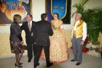 Burriana se vistió de gala para la cena homenaje a la reina fallera.
