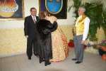 Burriana se vistió de gala para la cena homenaje a la reina fallera.