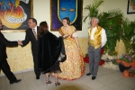 Burriana se vistió de gala para la cena homenaje a la reina fallera.