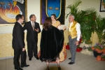 Burriana se vistió de gala para la cena homenaje a la reina fallera.