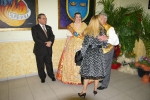 Burriana se vistió de gala para la cena homenaje a la reina fallera.