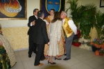 Burriana se vistió de gala para la cena homenaje a la reina fallera.
