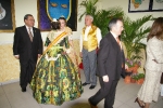 Burriana se vistió de gala para la cena homenaje a la reina fallera.
