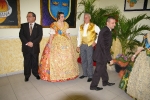 Burriana se vistió de gala para la cena homenaje a la reina fallera.